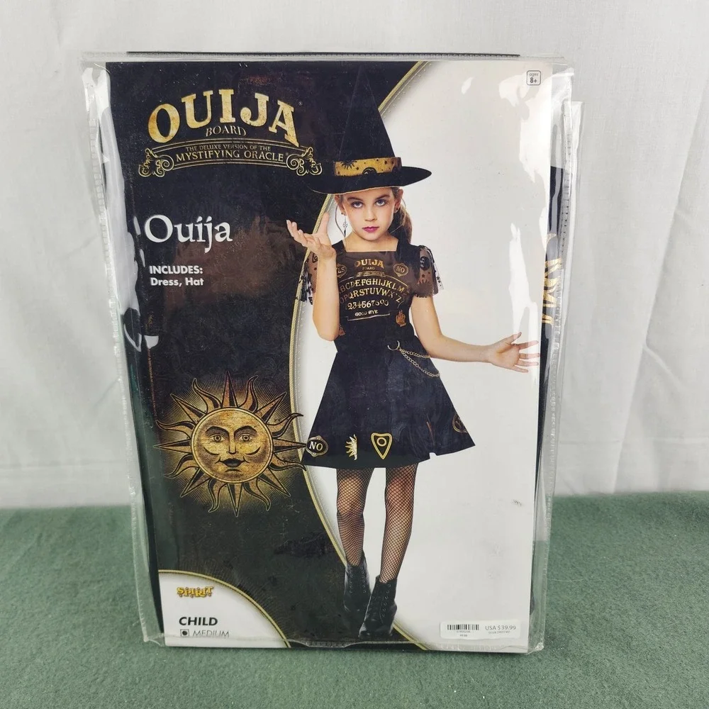 Spirit Halloween Costume Ouija‎ child Medium Dress Hat